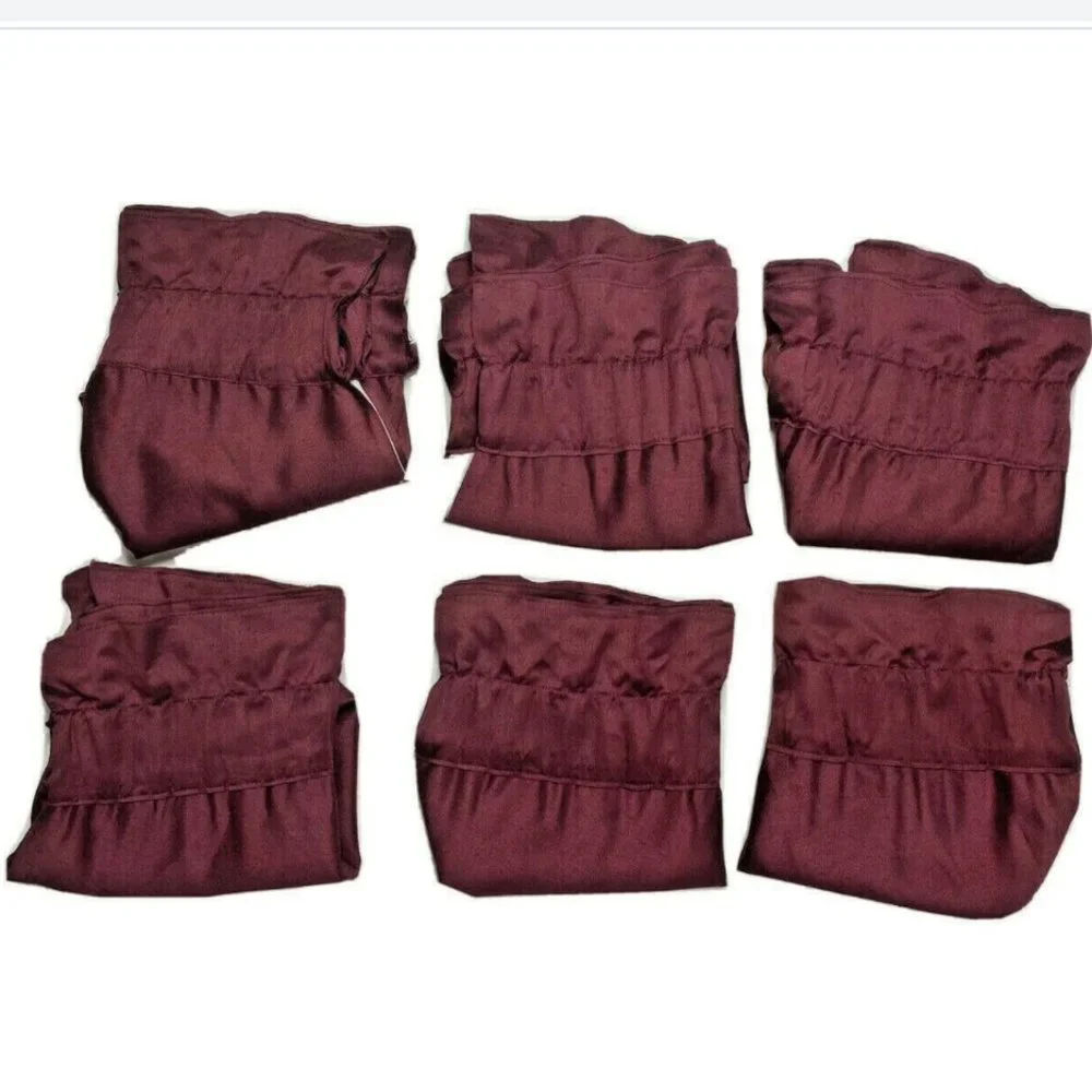6 Vintage 70s Waterfall Valances Rare Curtains  J.C. Penney